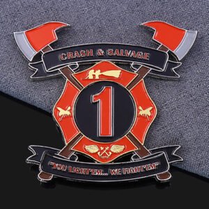 Crash & Salvage Firefighter Challenge Coin