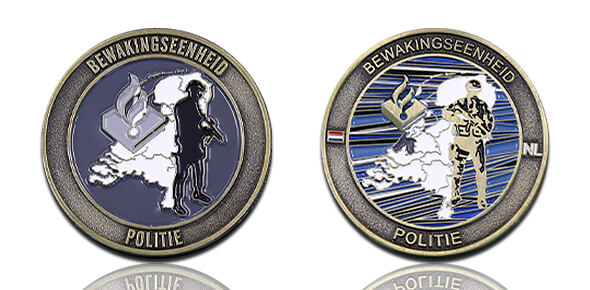 Dutch Police Custodial Unit Challenge Coin