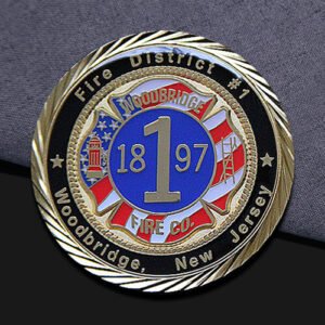 Epoxy Firefighter Challenge Coin