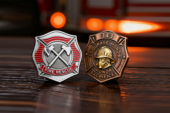 Firefighter Courage, Honor & Sacrifice Challenge Coin Series