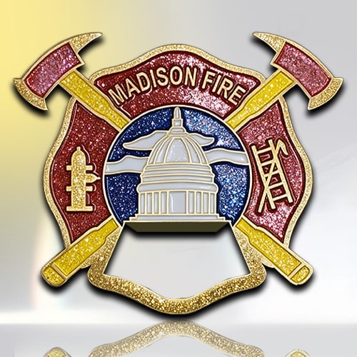 Glitter Bottle Opener Challenge Coin