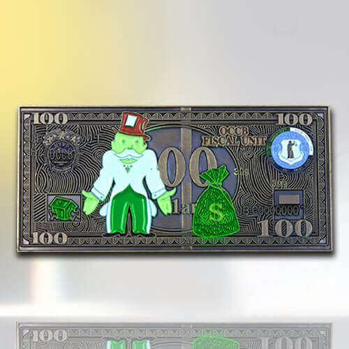 Glow in the Dark Police Coin