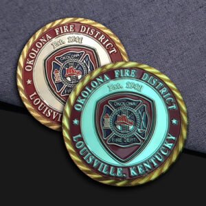 Grow in the Dark Firefighter Coin