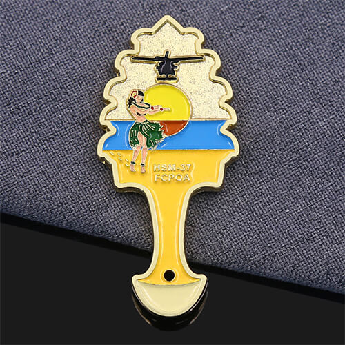 HSMT - 37 Navy Leadership Challenge Coin-back