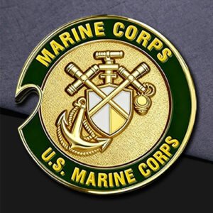 Marine Corps Bottle Opener Challenge Coin