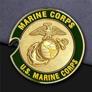 Marine Corps Bottle Opener Coin