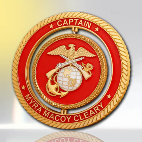 Marine Corps Captain Spinner Challenge Coin