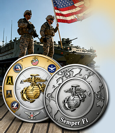 Marine Corps Worldwide Mission Challenge Coin