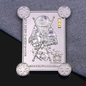 Navy Emblem & Star Wars Symbols Challenge Coin