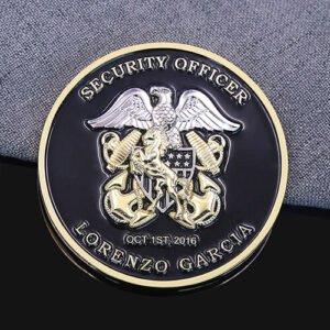 Navy Security Officer Lorenzo Garcia Challenge Coin