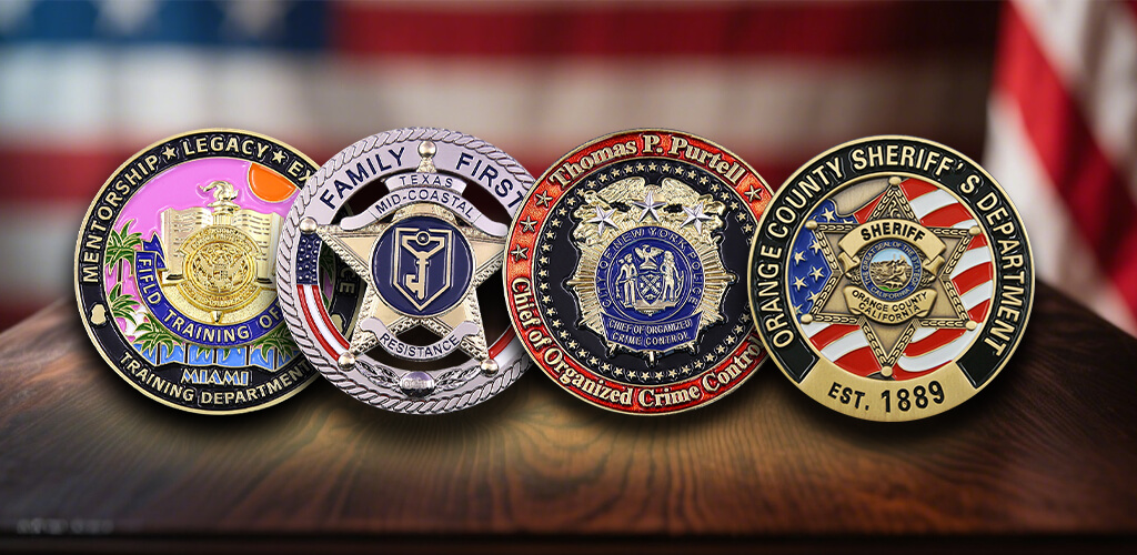 Police Challenge Coins Banner-Mobile