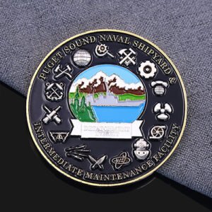 Puget Sound Naval Shipyard Navy Challenge Coin