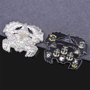 Sliver Crab - Shaped Navy Challenge Coin