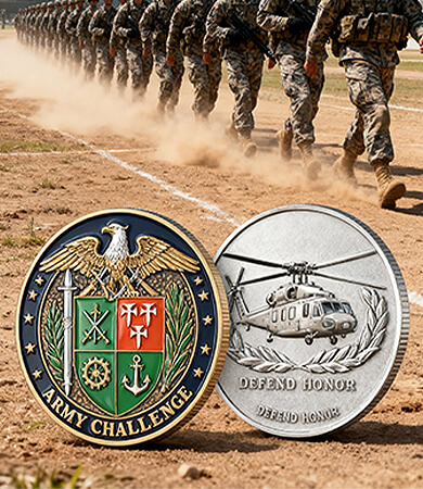 U.S. Army Aviation & Emblem Challenge Coin