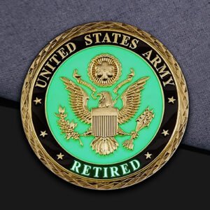 U.S. Army Retired Glow-in-the-Dark Challenge Coin
