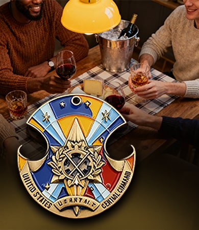 US Central Command Bottle Opener Coin