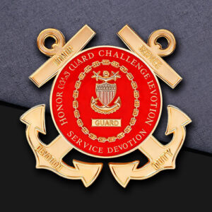 US Coast Guard Honor Service Devotion Coin