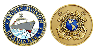 USCG Arctic Mission Readiness Challenge Coin