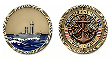 USCG Nautical Symbols Challenge Coin