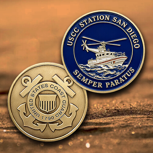 USCG Station San Diego Challenge Coin
