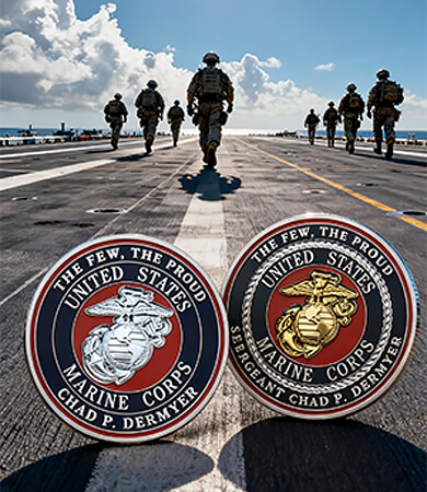 USMC Distinguished Service Coin