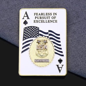 USN Ace of Spades Navy Challenge Coin