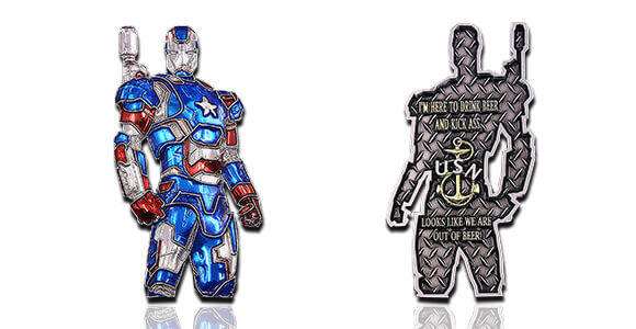 USN Pop Culture Fusion Navy Challenge Coins