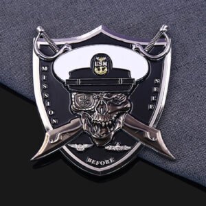 USN Skull & Dagger Navy Challenge Coin