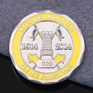 1914 - 2014 Military Commemoration Challenge Coin