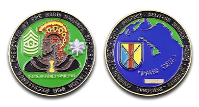 63rd BSB King Kamehameha Military Challenge Coin