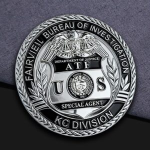 ATF KC Division 3D Law Enforcement Challenge Coin