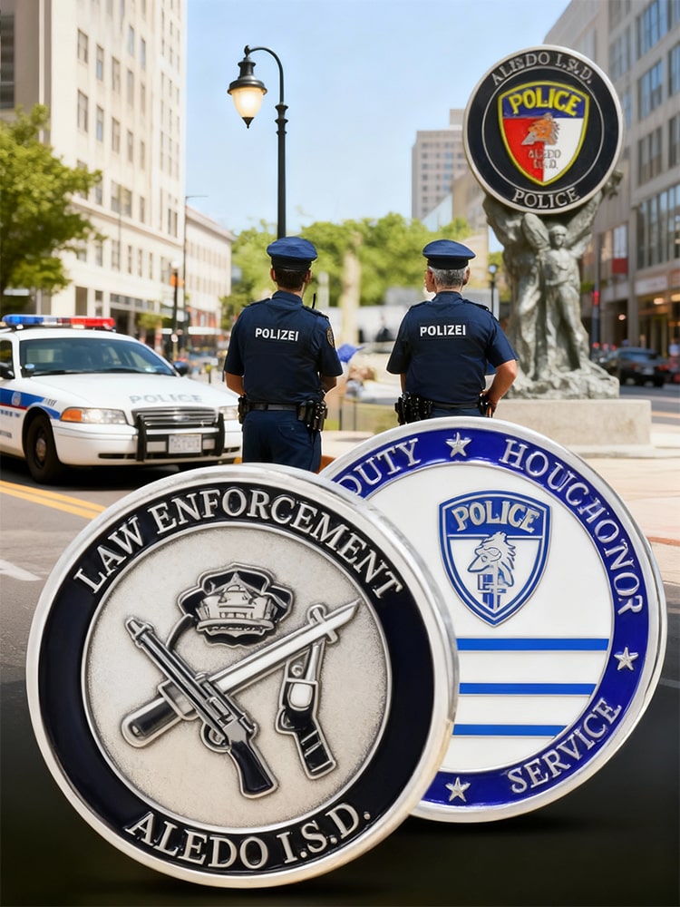 Aledo I.S.D. Law Enforcement Duty & Honor Challenge Coin