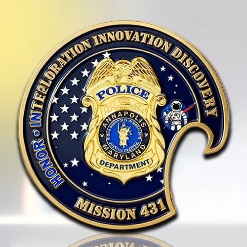 Annapolis PD Mission 431 LE Bottle Opener Coin