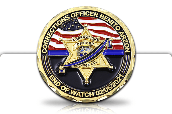 Benito Arzon Police Challenge Coin
