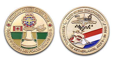 CF NATO Chess Championship Military Challenge Coin