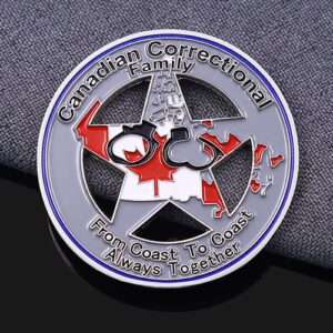 Canadian Correctional Family Challenge Coin