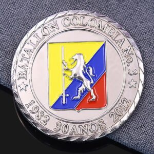 Colombian Battalion No.3 30th Anniversary Military Challenge Coin