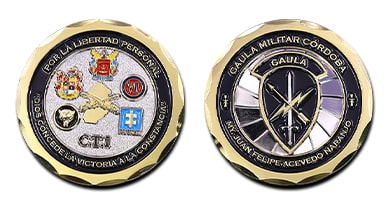 Colombian CTI & Gaula Enforcement Challenge Coin