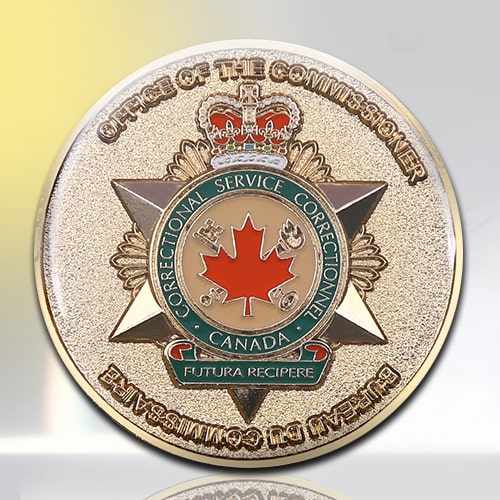 Custom Epoxy Law Enforcement Challenge Coin