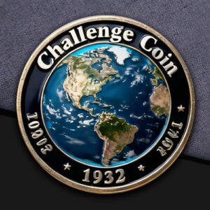 Earth & Space Exploration Challenge Coin