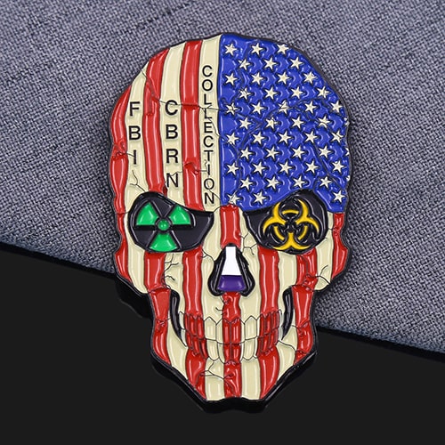 FBI CBRN Collection Challenge Coin