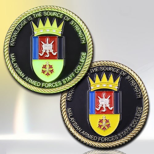 Glow-in-the-Dark Military Challenge Coin