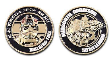 Gold Legion Midsouth Garrison AT-AT Challenge Coin
