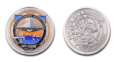 Golden Gate Garrison Peninsula Squad Challenge Coin