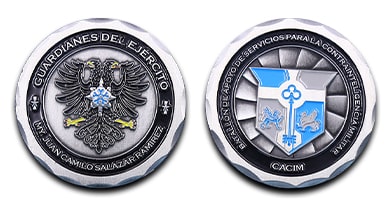 Guardianes del Ejército Salazar Ramírez Military Challenge Coin