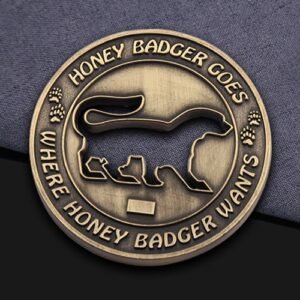 Honey Badger Bottle Opener Coin