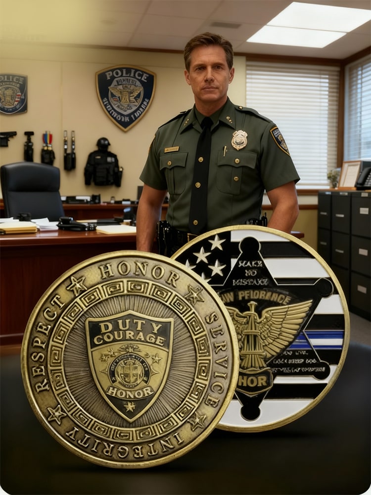 Law Enforcement Heritage and Courage Challenge Coin