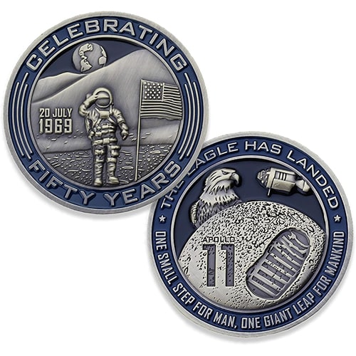 NASA Apollo 11 50th Anniversary Challenge Coin