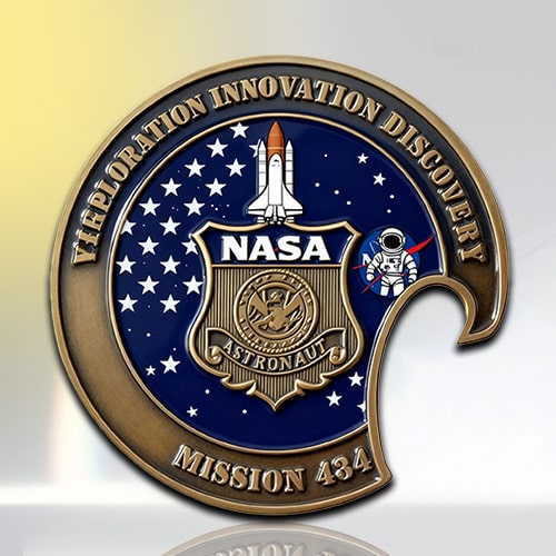 NASA Bottle Opener Challenge Coin