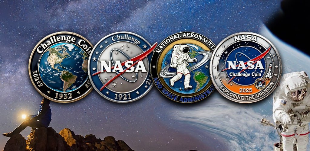 NASA Challenge Coins Banner - Mobile